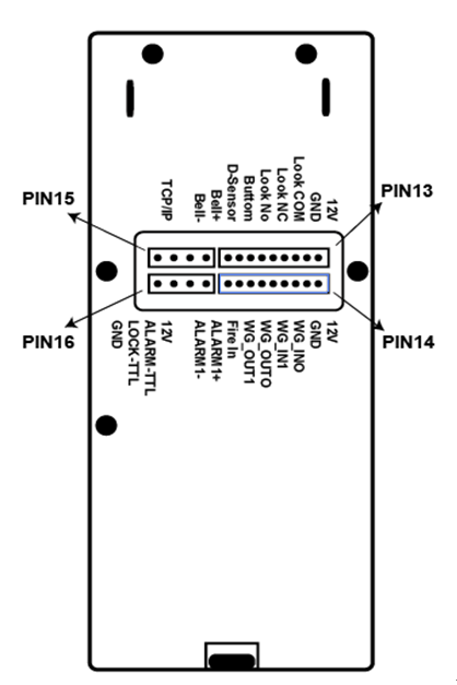 真地M-L151门禁一体机接线说明