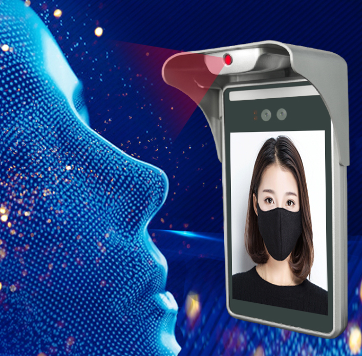 真地人脸测温门禁，影院复工安全智能防控优品