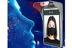 真地人脸测温门禁，影院复工安全智能防控优品