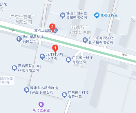 佛山真地门禁机厂家地图