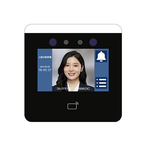真地ZD-45动态人脸&刷卡门禁机1千人脸4寸触屏WIFI防水门禁一体机